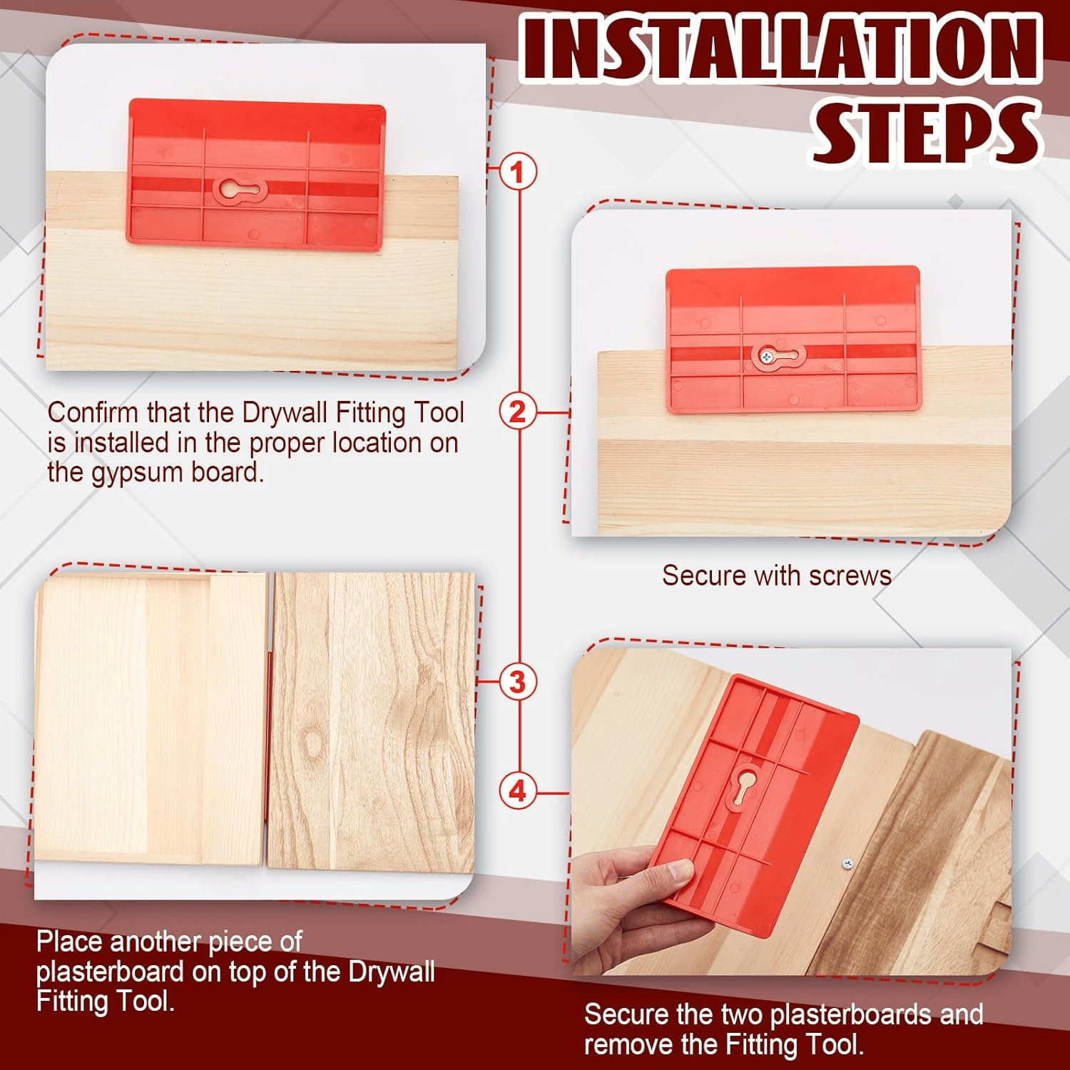 Heavy Duty Drywall Fitting Tool