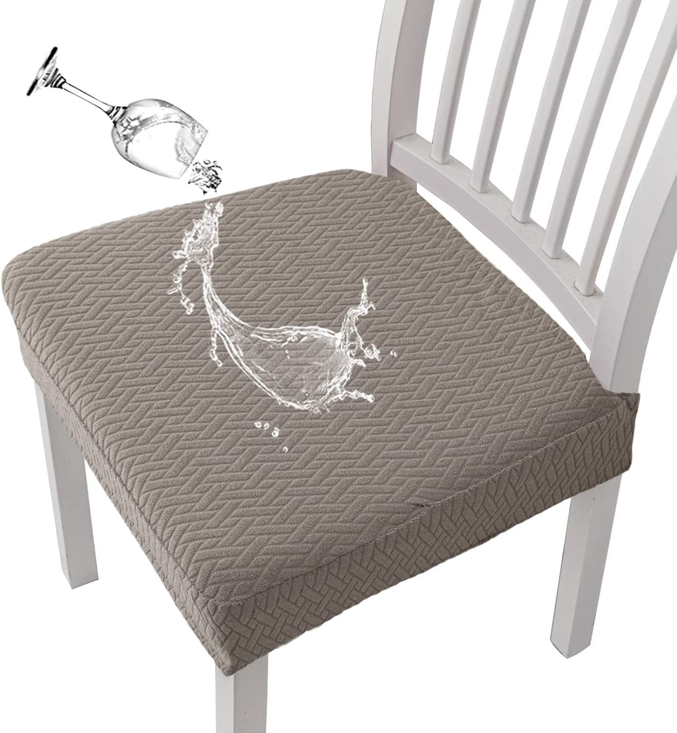 Waterproof Jacquard Chair Covers  Durable, Stylish & Easy-Clean 🪑