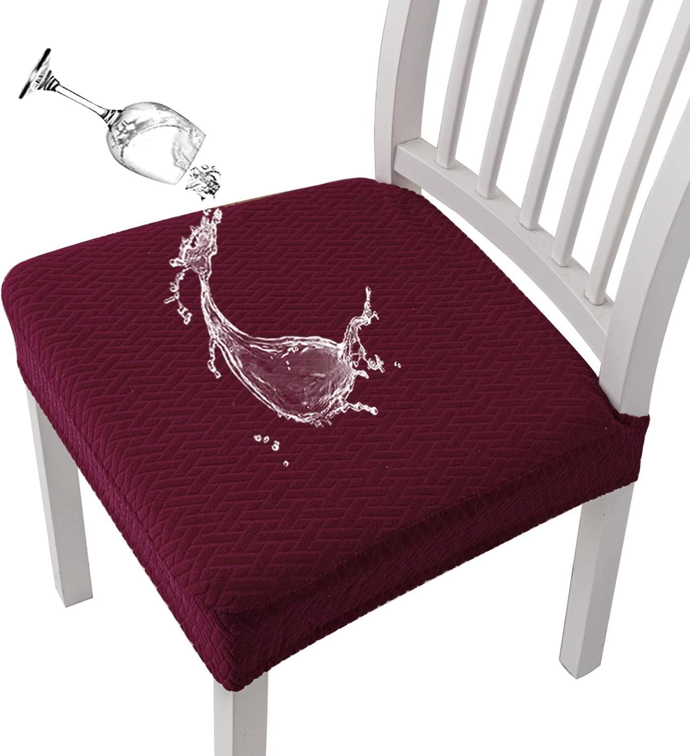 Waterproof Jacquard Chair Covers  Durable, Stylish & Easy-Clean 🪑