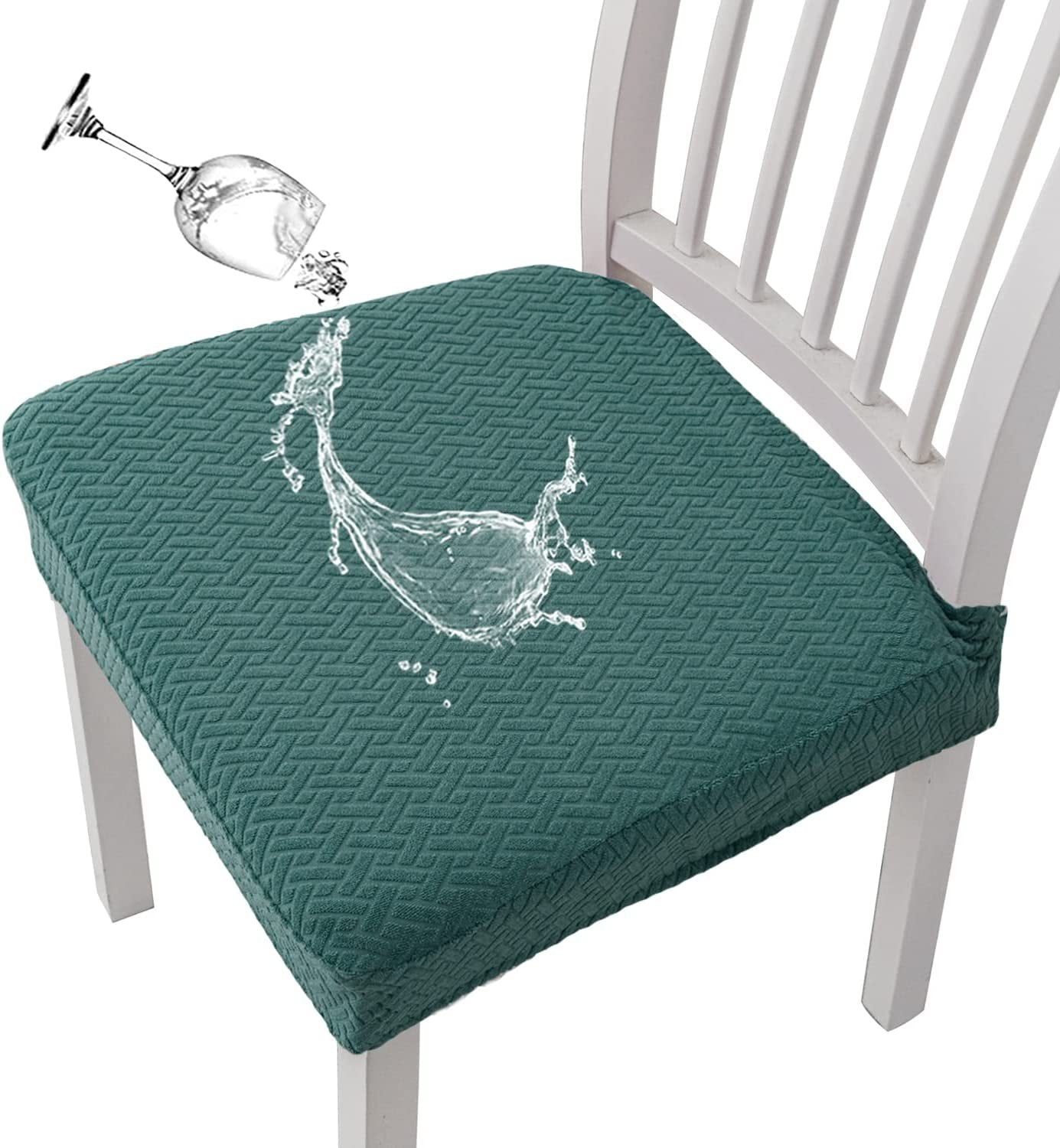 Waterproof Jacquard Chair Covers  Durable, Stylish & Easy-Clean 🪑