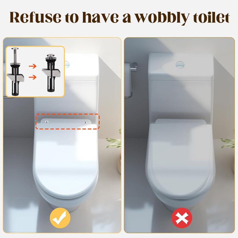 🔥New Year Sale - ✨Heavy Duty Toilet Seat Fastener Bolt kit