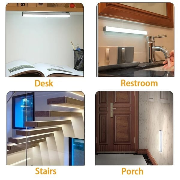 💡Punch-free Smart Sensor Magnetic Rechargeable LED Lights