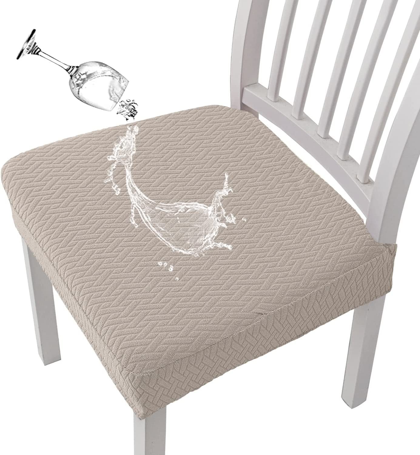 Waterproof Jacquard Chair Covers  Durable, Stylish & Easy-Clean 🪑