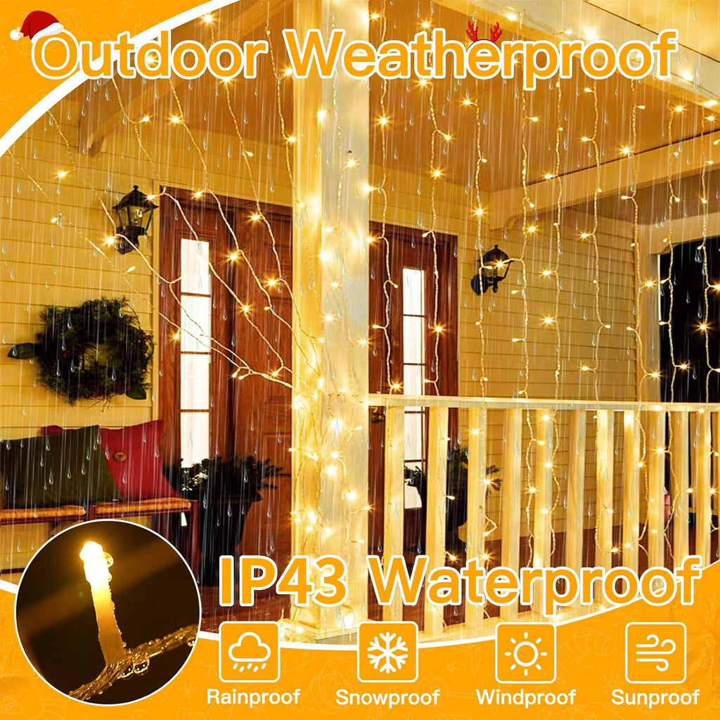 ✨LED Light Strip, USB Powered LED Curtain Light String for Gift Set