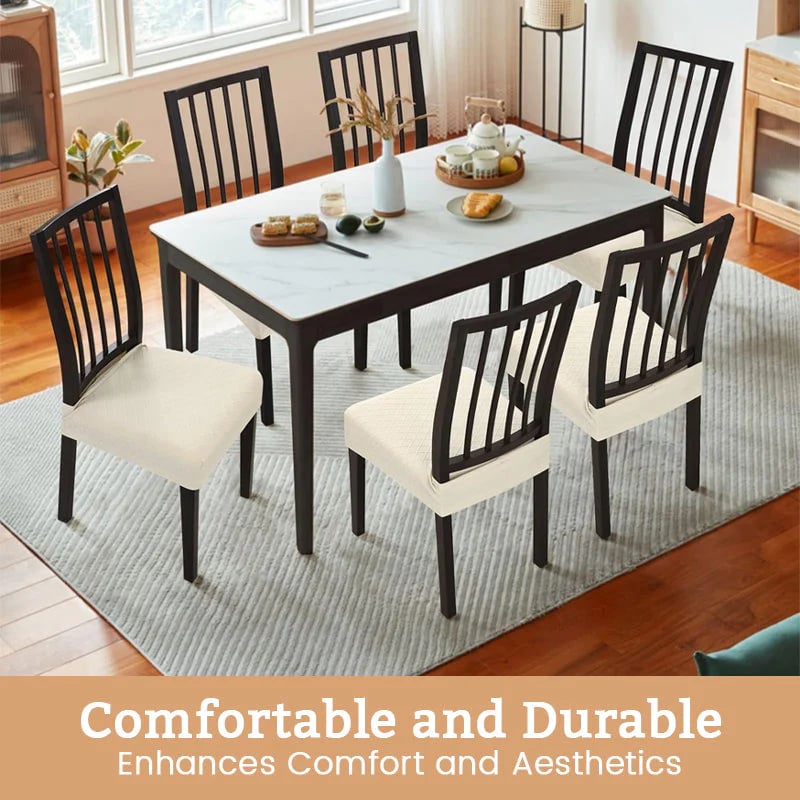 Waterproof Jacquard Chair Covers  Durable, Stylish & Easy-Clean 🪑