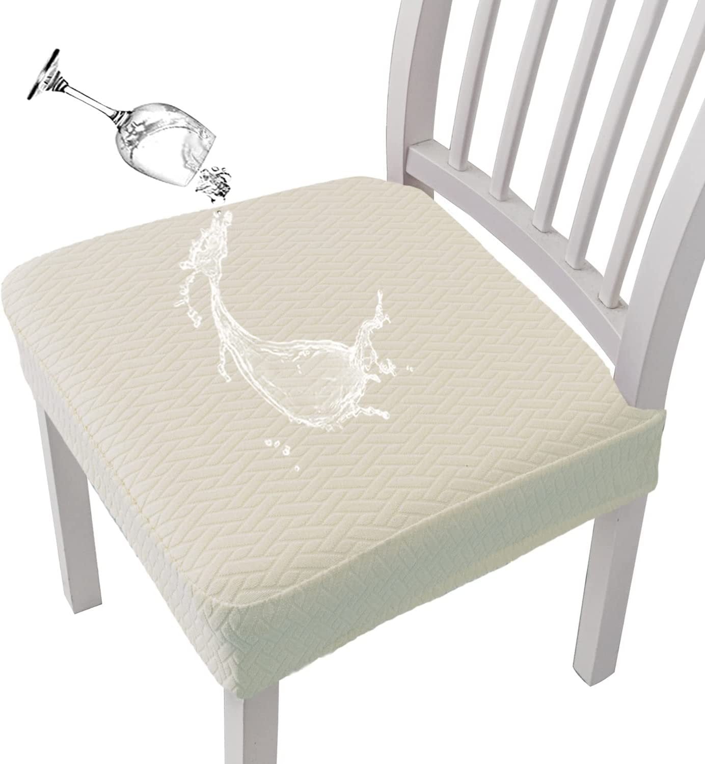 Waterproof Jacquard Chair Covers  Durable, Stylish & Easy-Clean 🪑