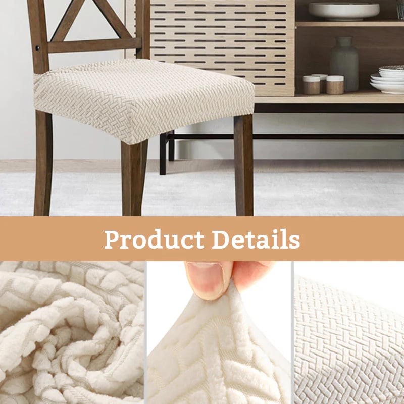 Waterproof Jacquard Chair Covers  Durable, Stylish & Easy-Clean 🪑