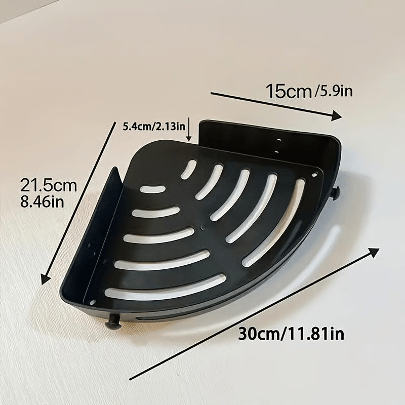 Triangle Shower Caddy Drill Free Wall MountShower Organizer(3PCS)