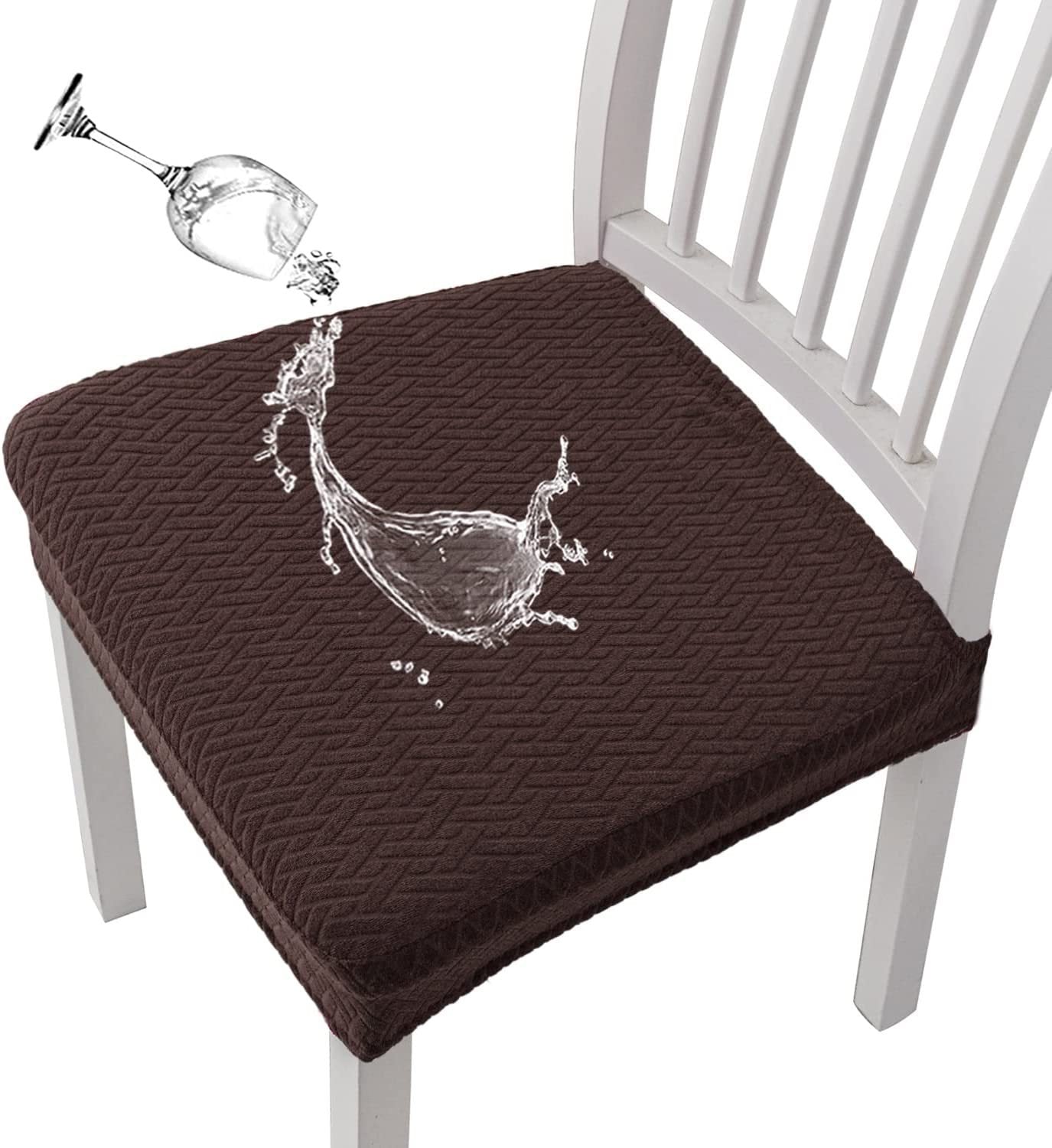 Waterproof Jacquard Chair Covers  Durable, Stylish & Easy-Clean 🪑