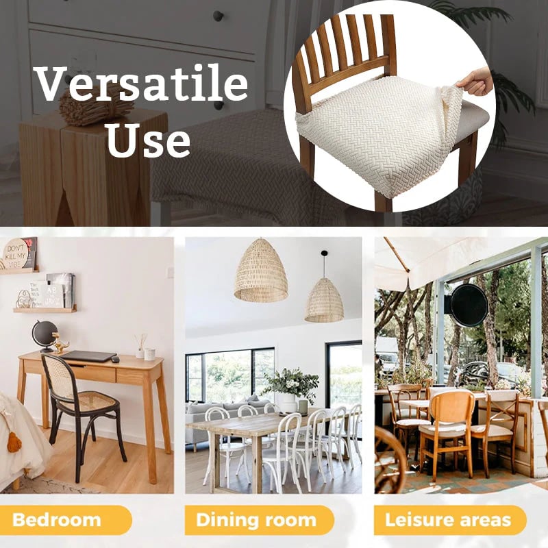 Waterproof Jacquard Chair Covers  Durable, Stylish & Easy-Clean 🪑