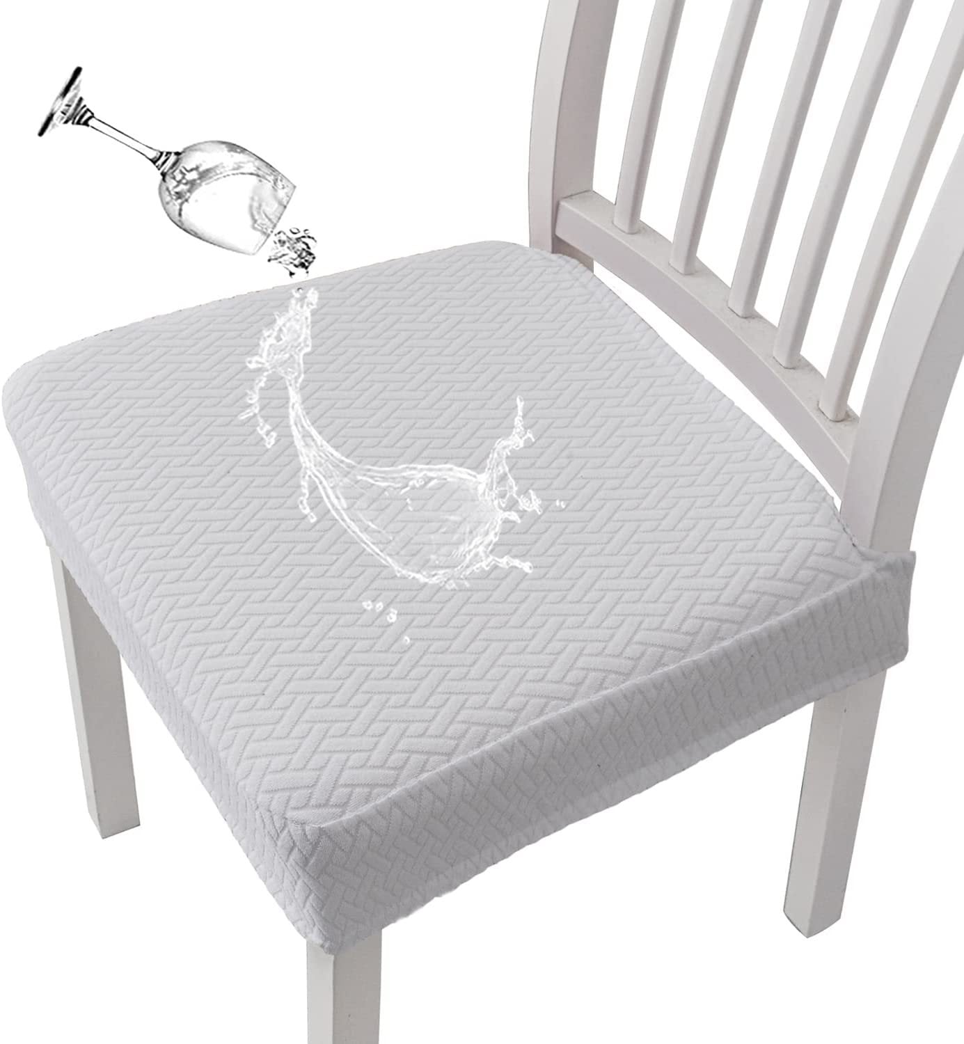 Waterproof Jacquard Chair Covers  Durable, Stylish & Easy-Clean 🪑