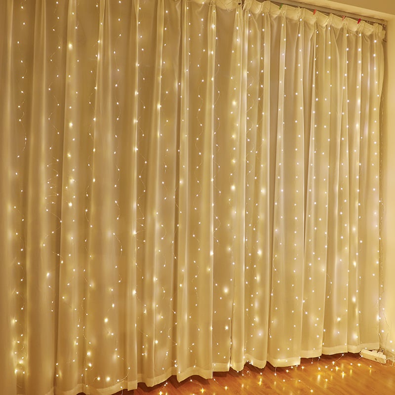 ✨LED Light Strip, USB Powered LED Curtain Light String for Gift Set