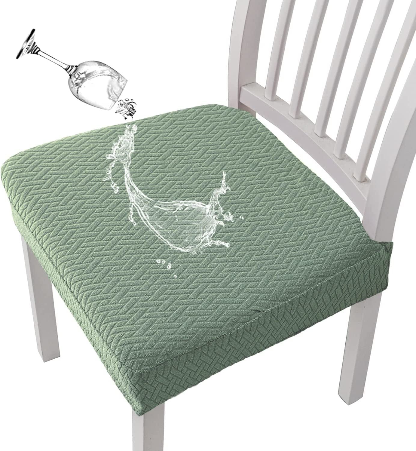 Waterproof Jacquard Chair Covers  Durable, Stylish & Easy-Clean 🪑