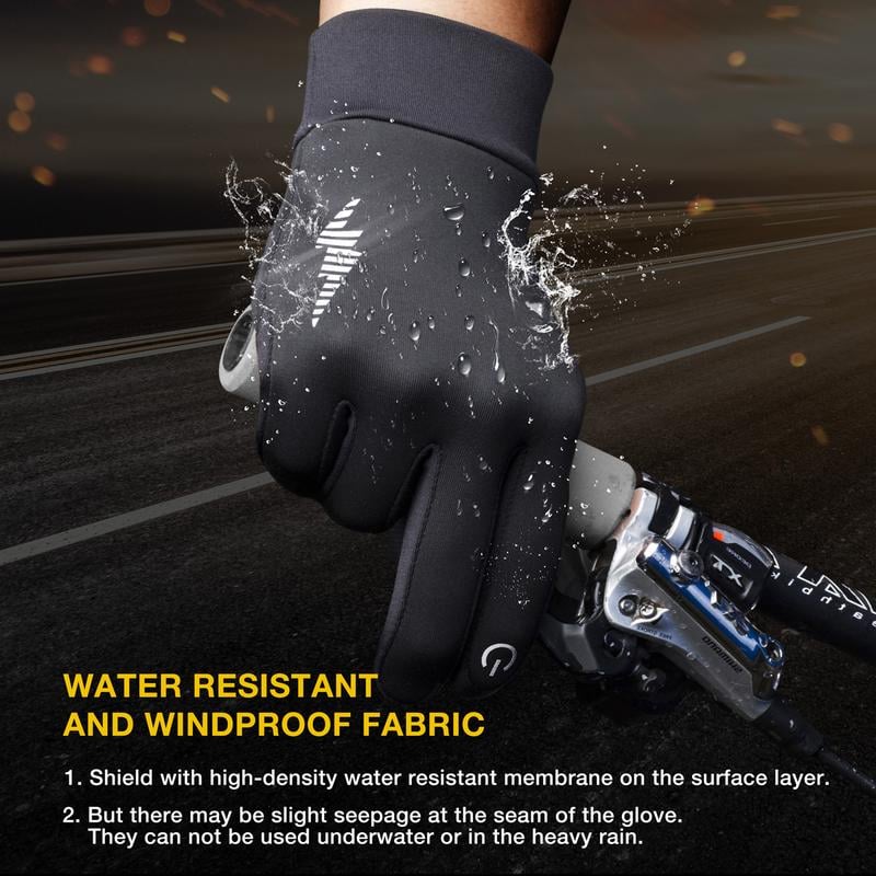 Winter Gloves Women Men Ski Gloves Liners Thermal Warm Touch Screen
